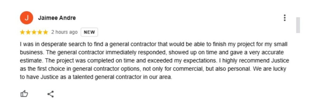 Justice Inc. customer testimonial new