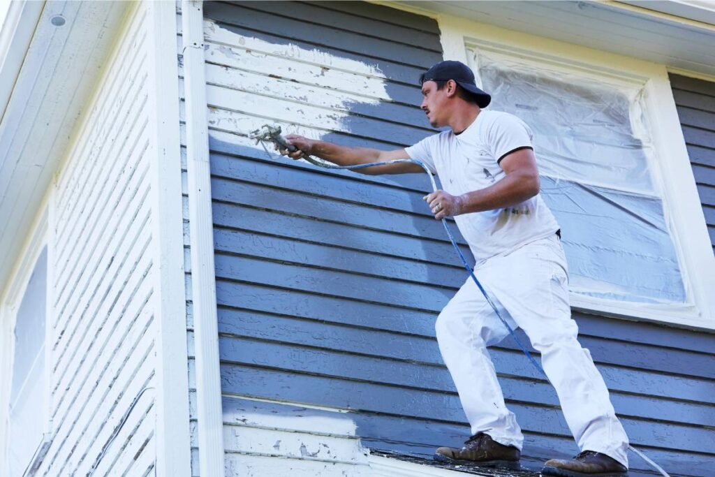How long does exterior paint last in the Texas heat