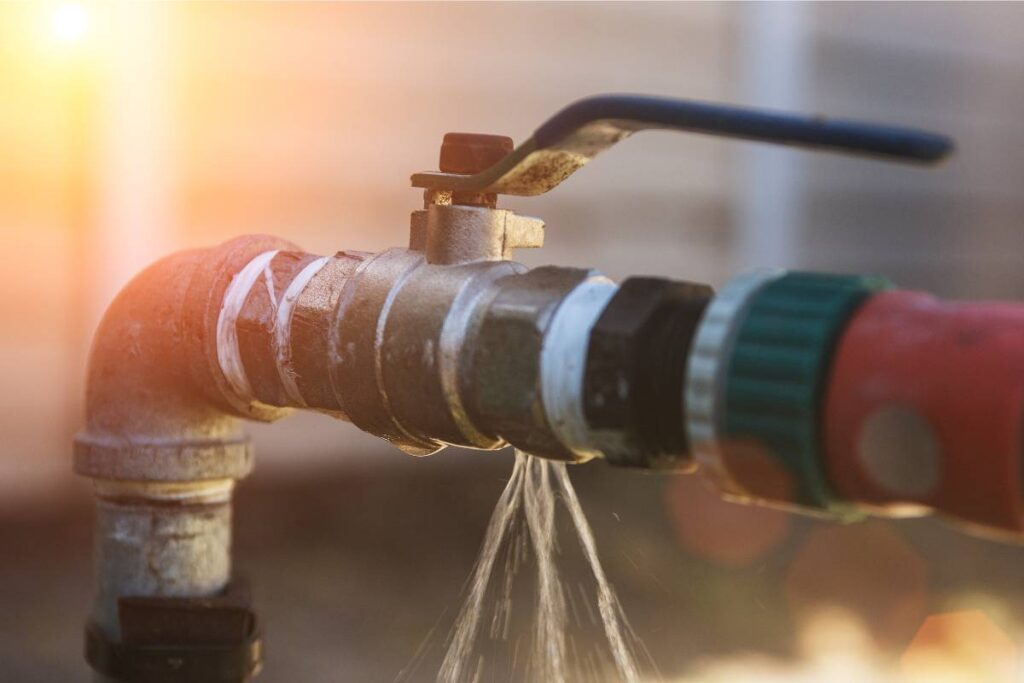 leaking faucet
