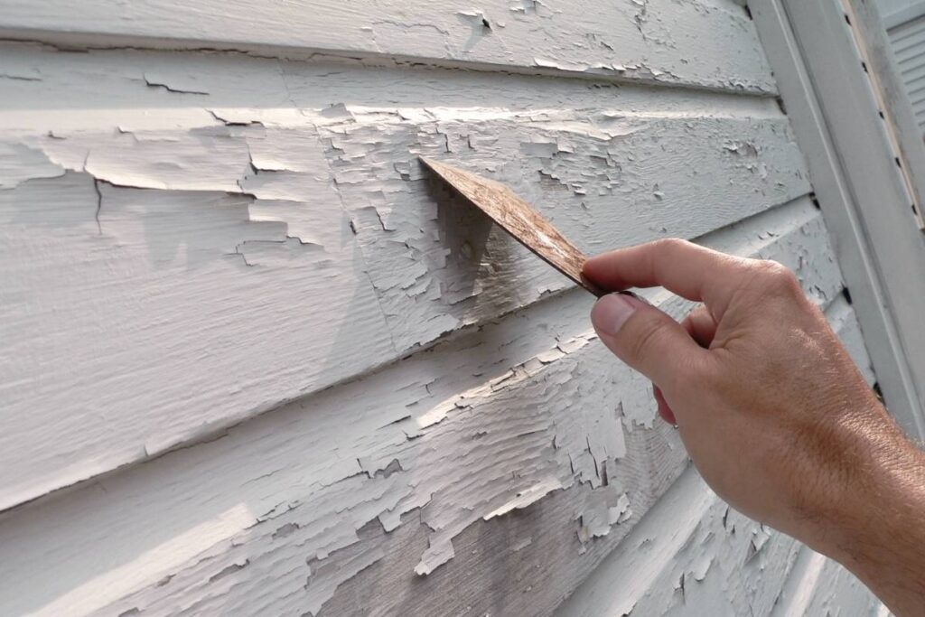 peeling exterior paint in Corpus Christi, Texas