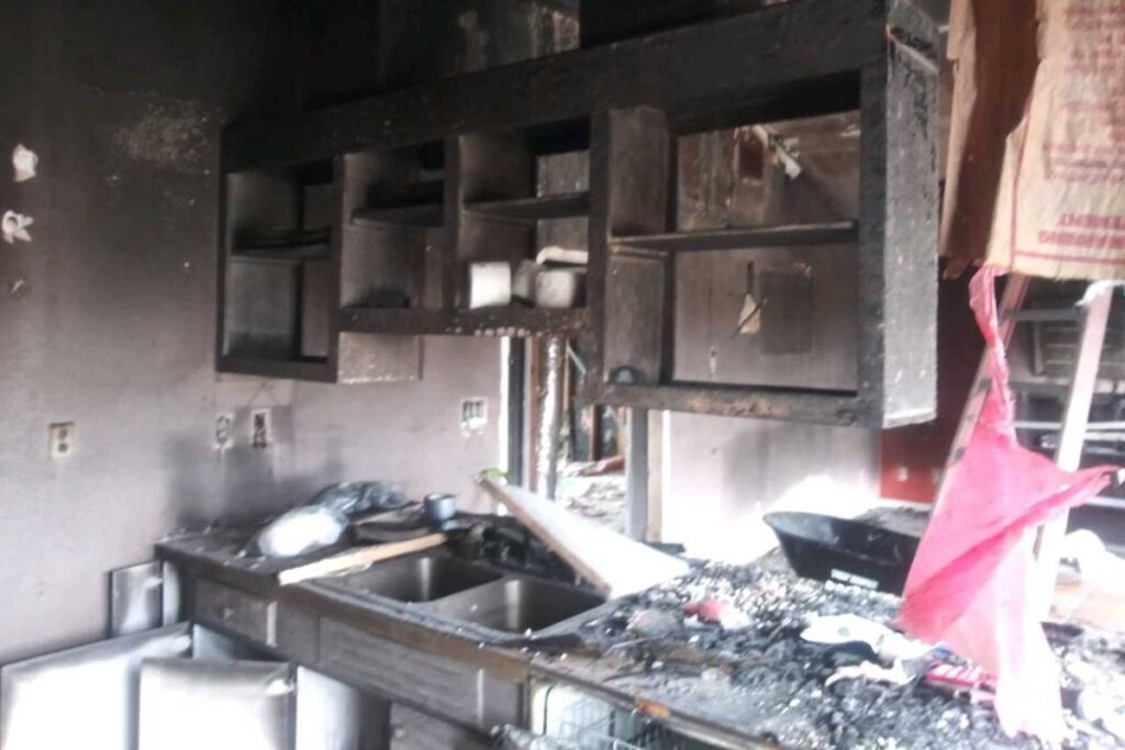 professional smoke and soot removal after a fire