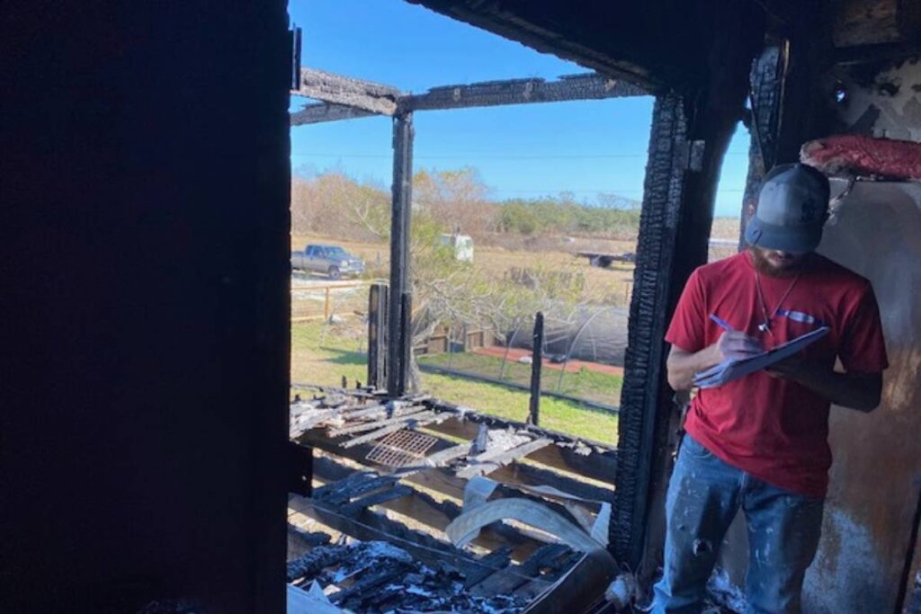 professional smoke and soot removal after a fire in corpus christi, texas
