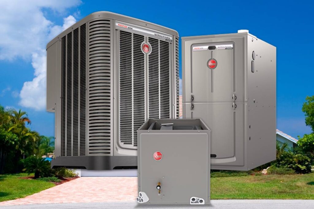 best energy-efficient AC units for coastal climates - rheem AC systems