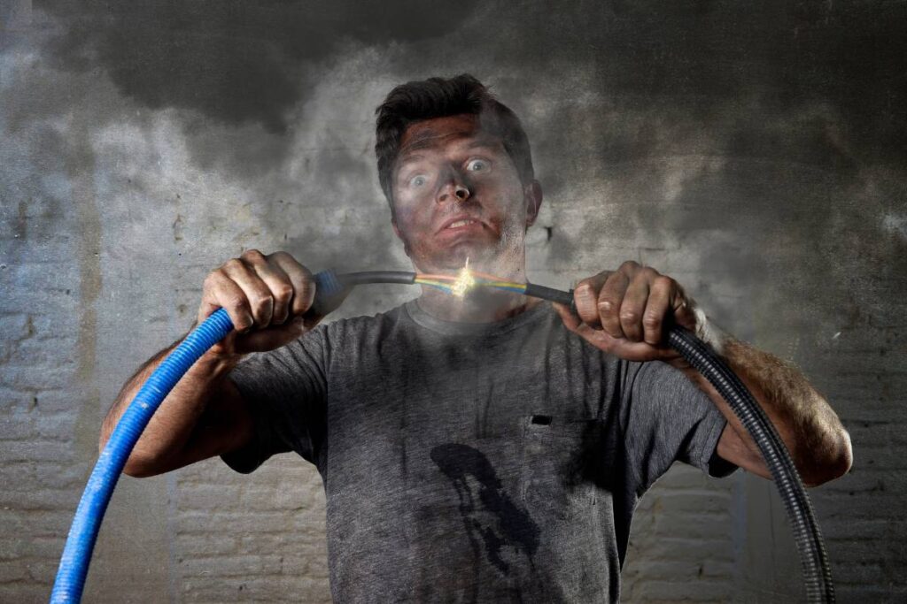 dangers of DIY electrical work - electrocution