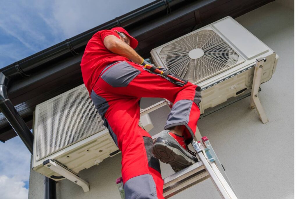 prevent AC water leaks during heavy rainfall