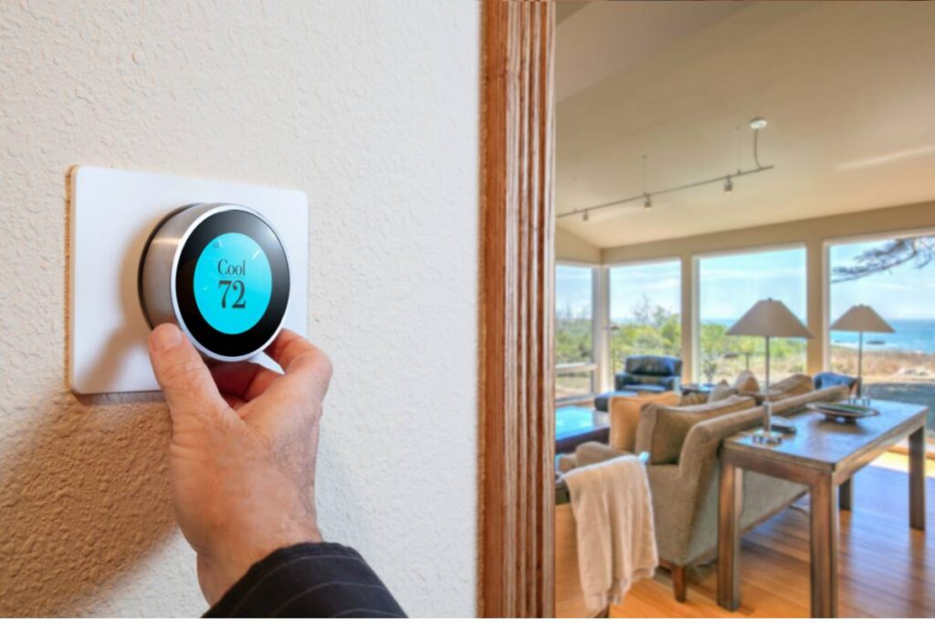 replace your HVAC system - no thermostat