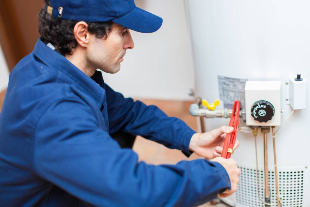 seasonal plumbing maintenance services - water heater flushing