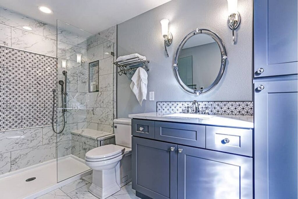 shower remodel lighting