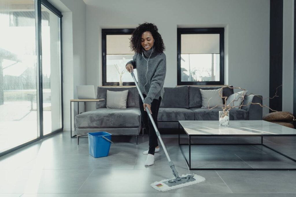 protect your tile floors - mopping
