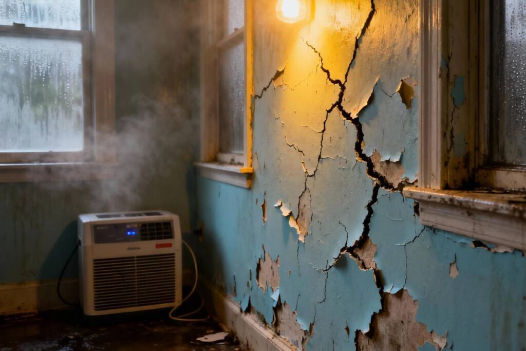 Fall Painting Problems in Corpus Christi - high humidity with cracked paint