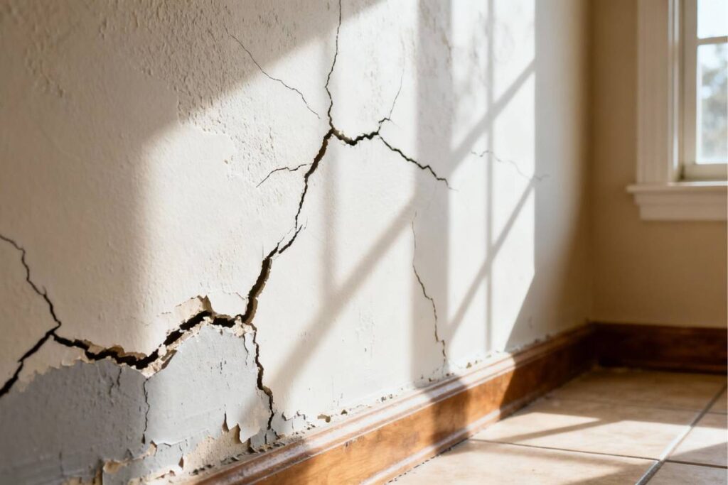 most common fall drywall issues in Corpus Christi - cracks