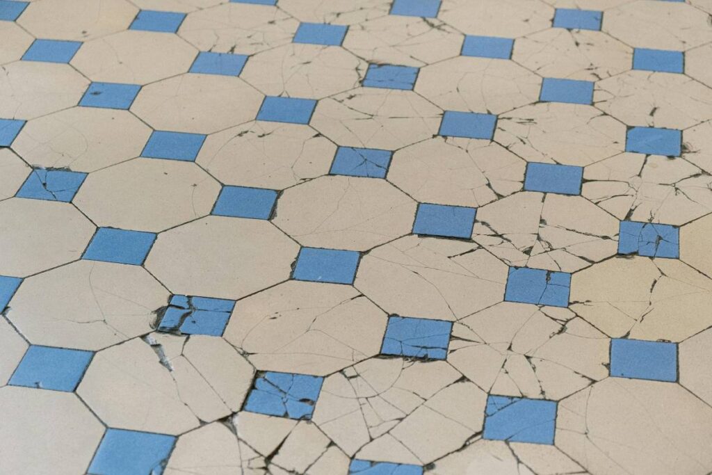 most common tile and flooring issues in Corpus Christi this fall - cracked tiles