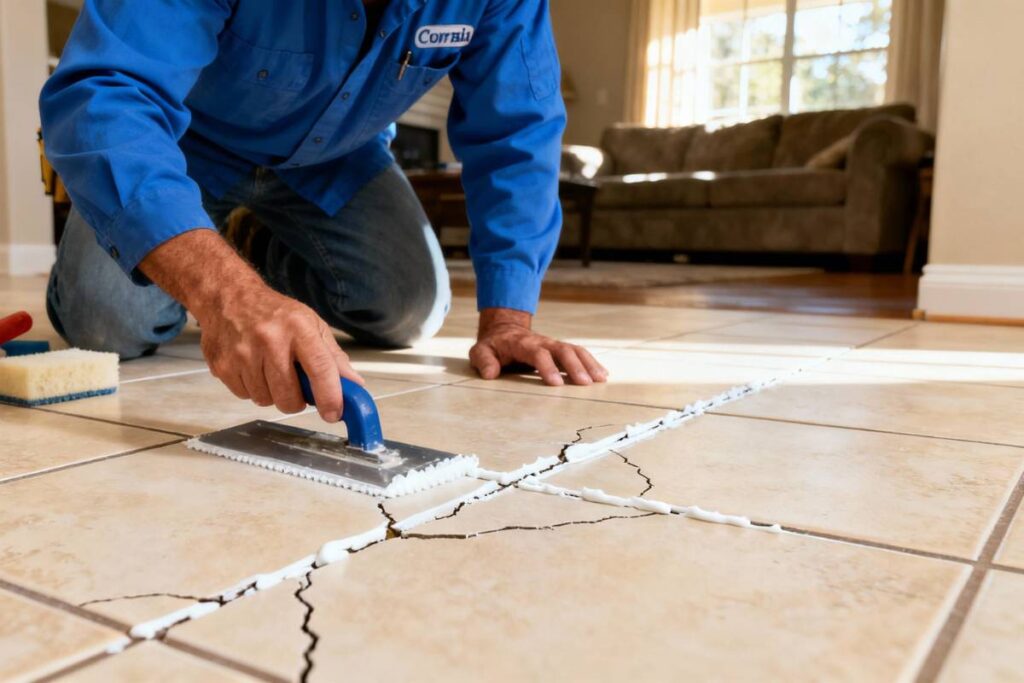 regular tile and flooring maintenance