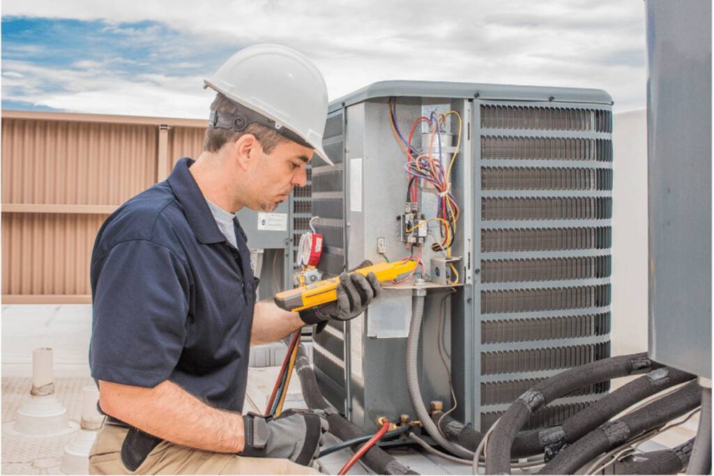 Rooftop HVAC Units - secure