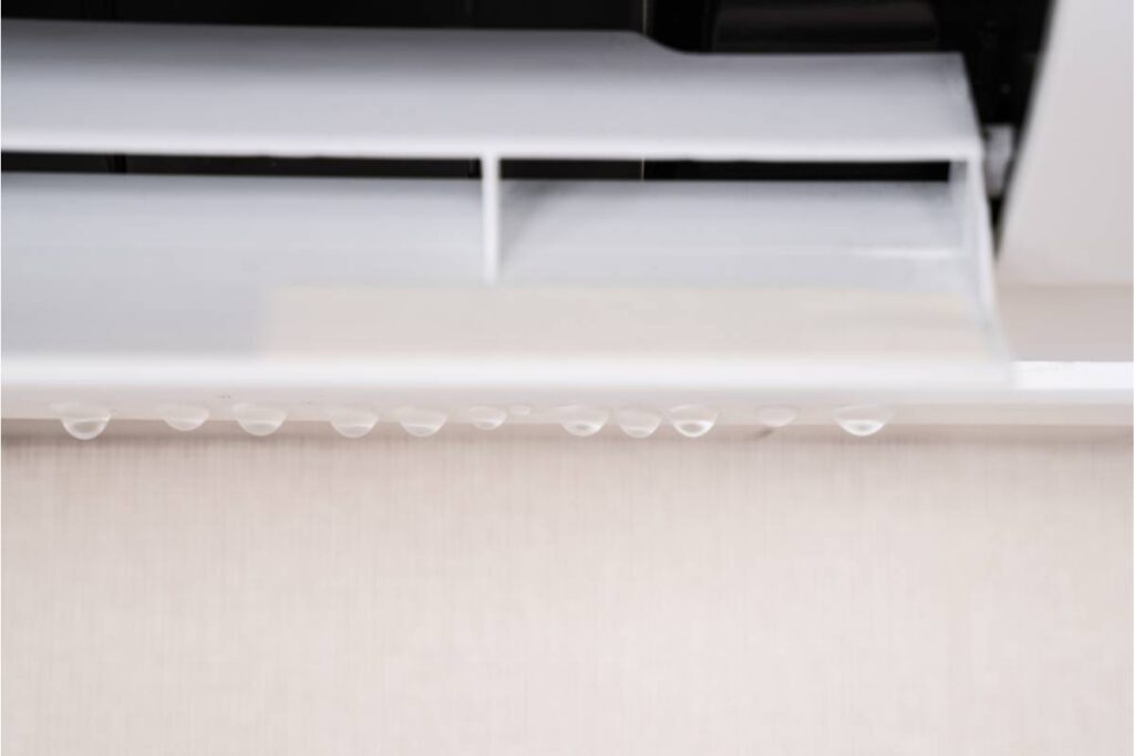 AC is leaking water