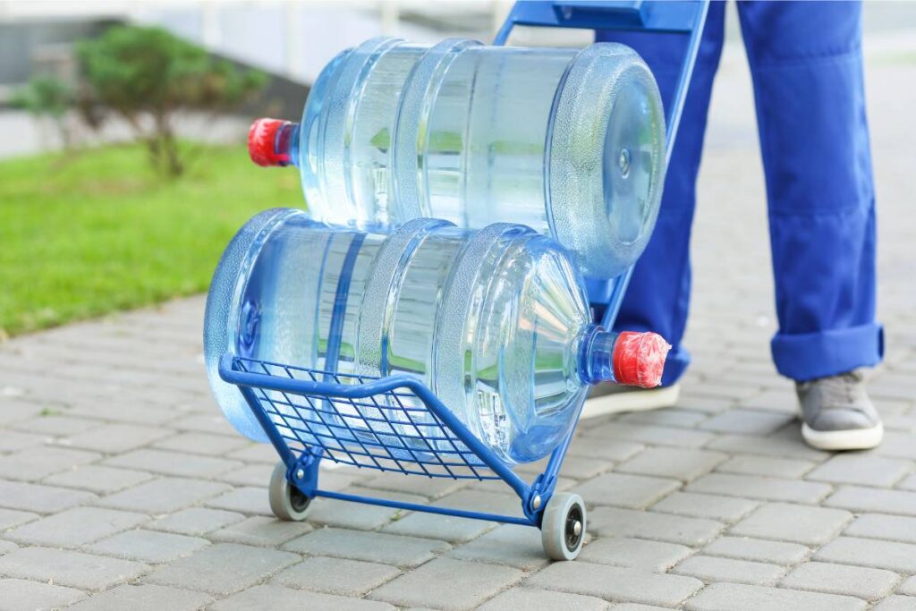 emergency water storage tips - water containers