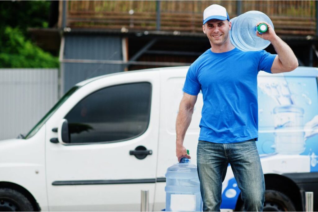 emergency water storage tips - water delivery