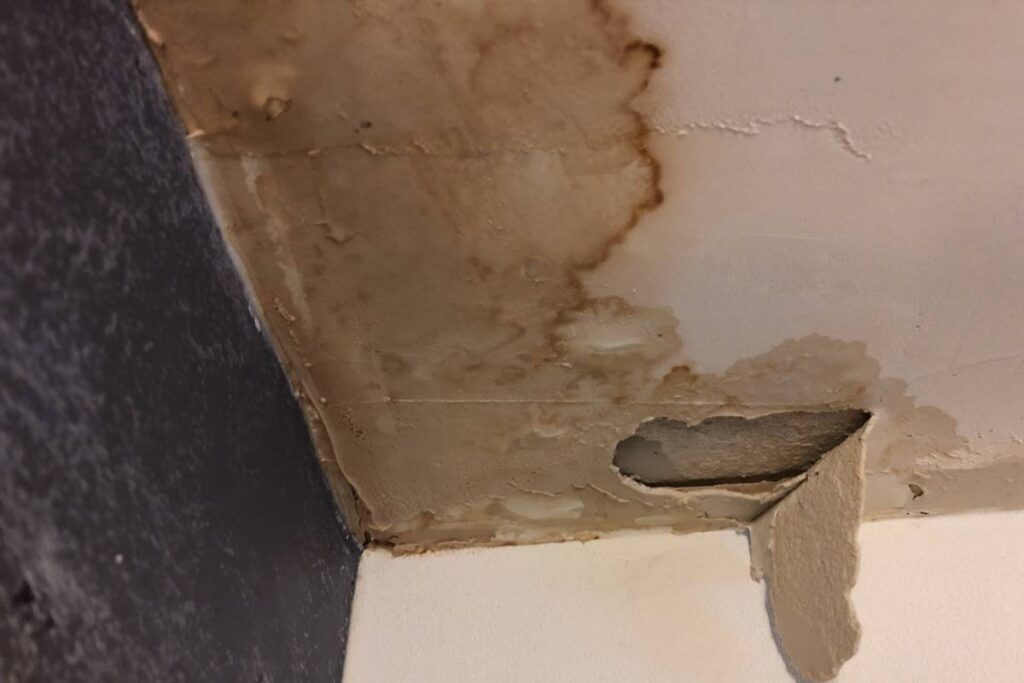 ceiling stains
